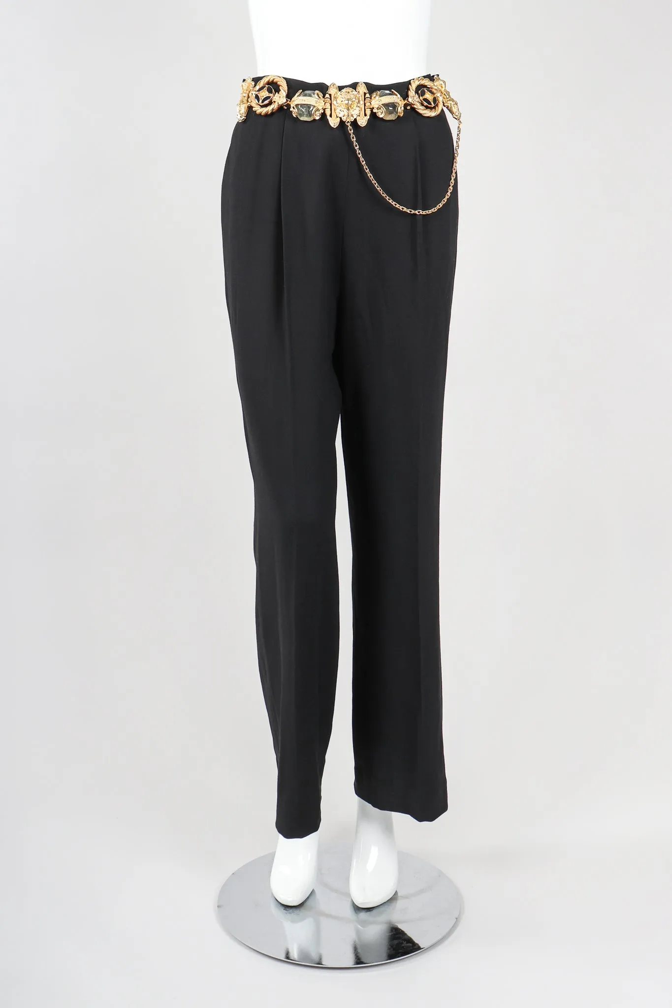 Baroque Buckle Suit & Suspender Set