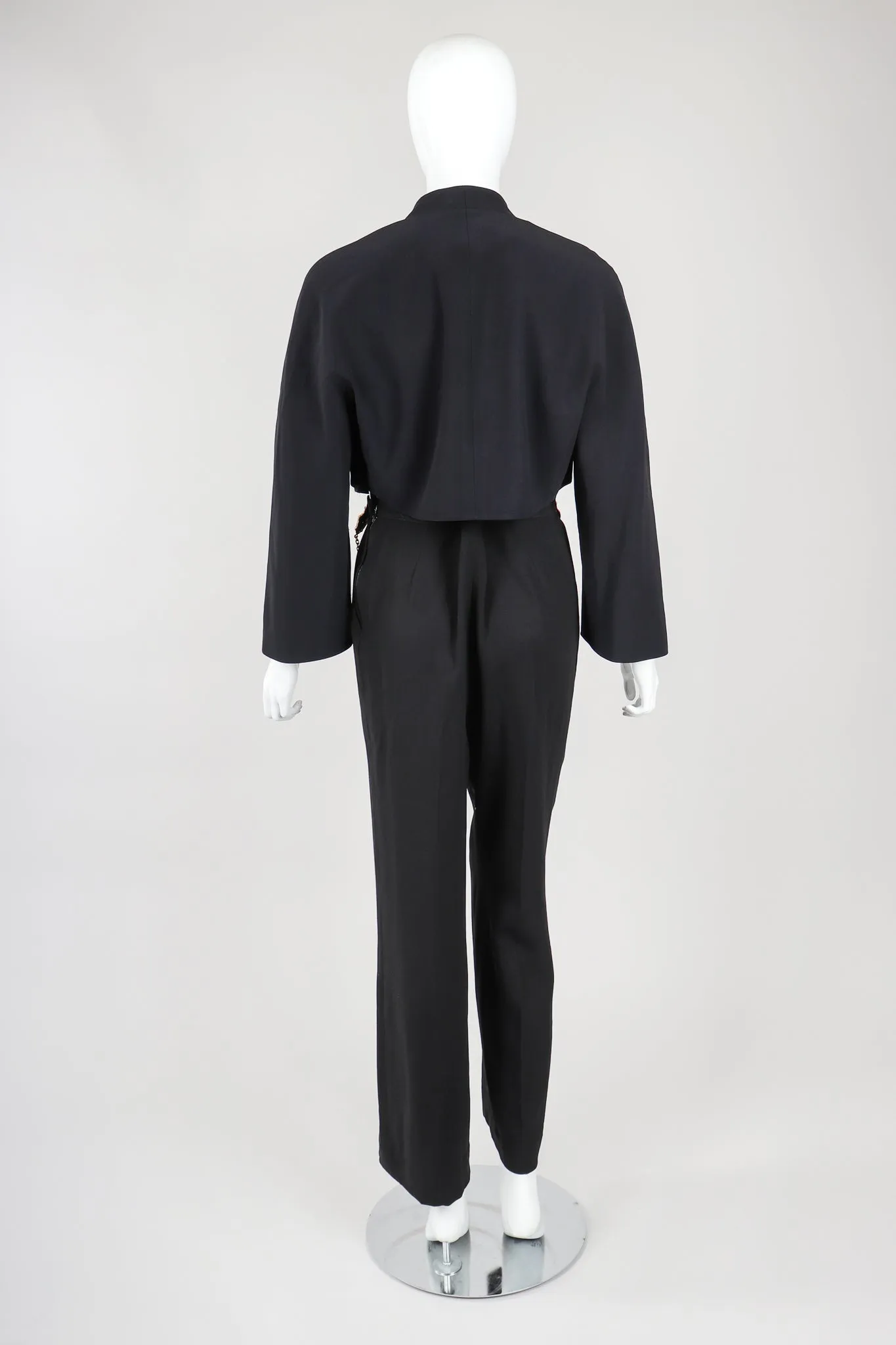 Baroque Buckle Suit & Suspender Set