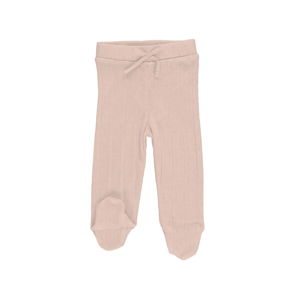 BEBE ORGANIC DUSTY ROSE LACE SET WITH BONNET