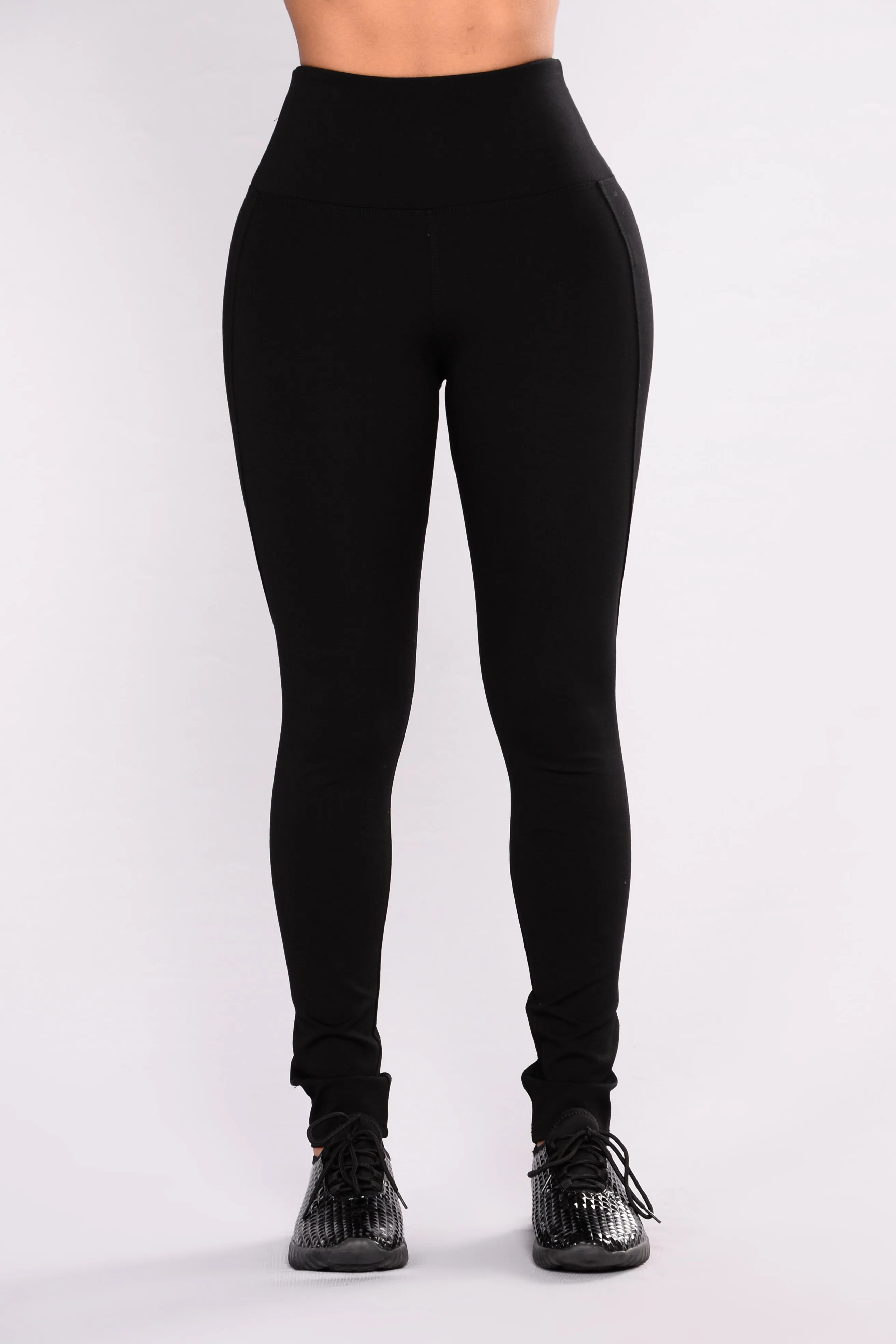 Beverly Booty Lifting Ponte Leggings - Black