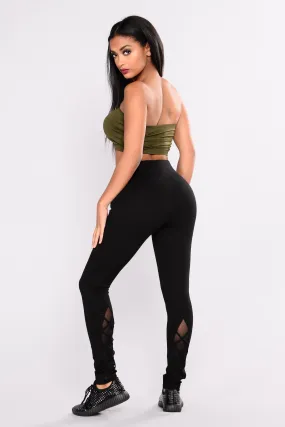 Beverly Booty Lifting Ponte Leggings - Black