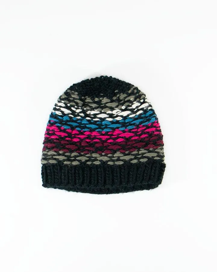 Grace & Lace Reversible Pom Hat (Roxbery)